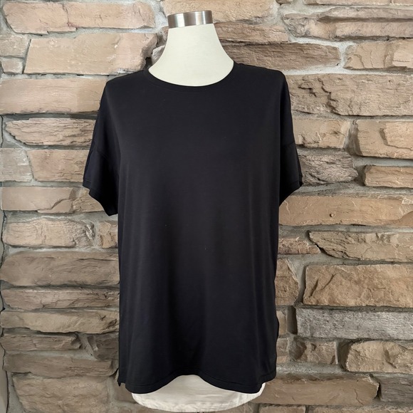 The North Face Women's XXL Short Sleeve Performance Shirts Lot of 2 Blue Black - Picture 5 of 13